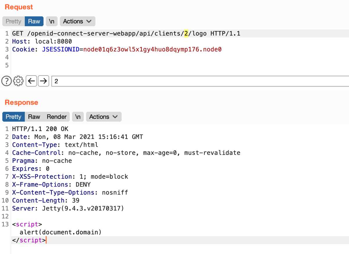 The page displays the output of the SSRF attack